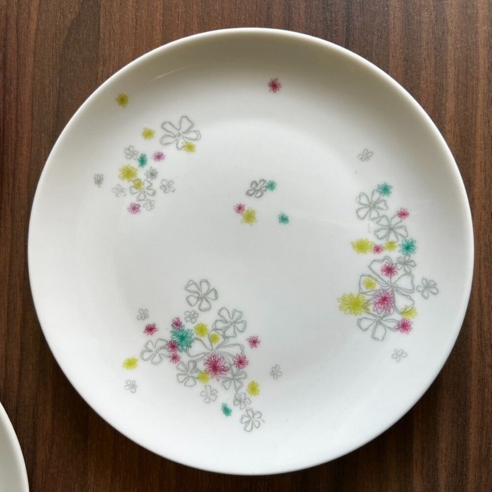 3 Gayety Rosenthal Continental China 6-1/4" Dessert Plates Raymond Lowey Germany - Picture 2 of 7
